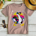 Damen Premium Bio T-Shirt Hans the Duck on Vacation