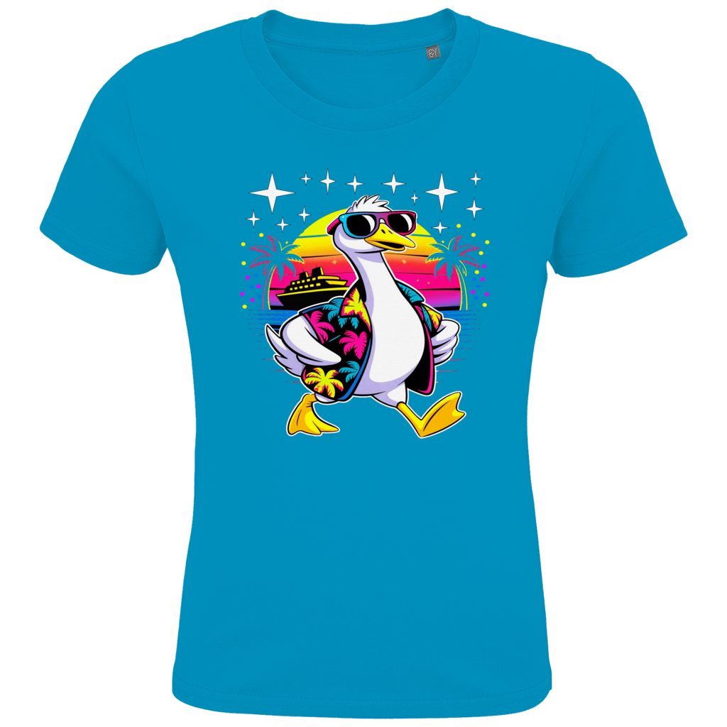 Kids Premium Bio T-Shirt Hans the Duck on Vacation