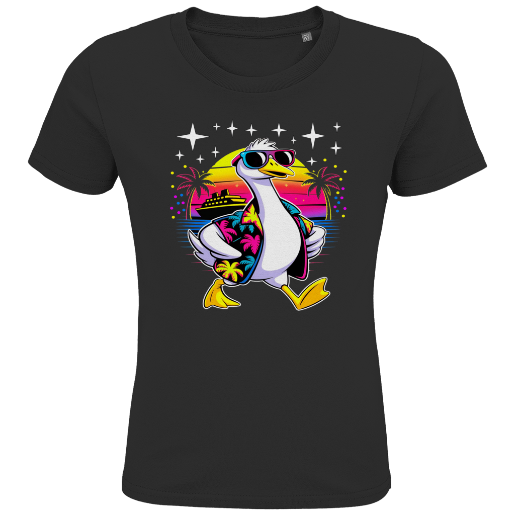 Kids Premium Bio T-Shirt Hans the Duck on Vacation
