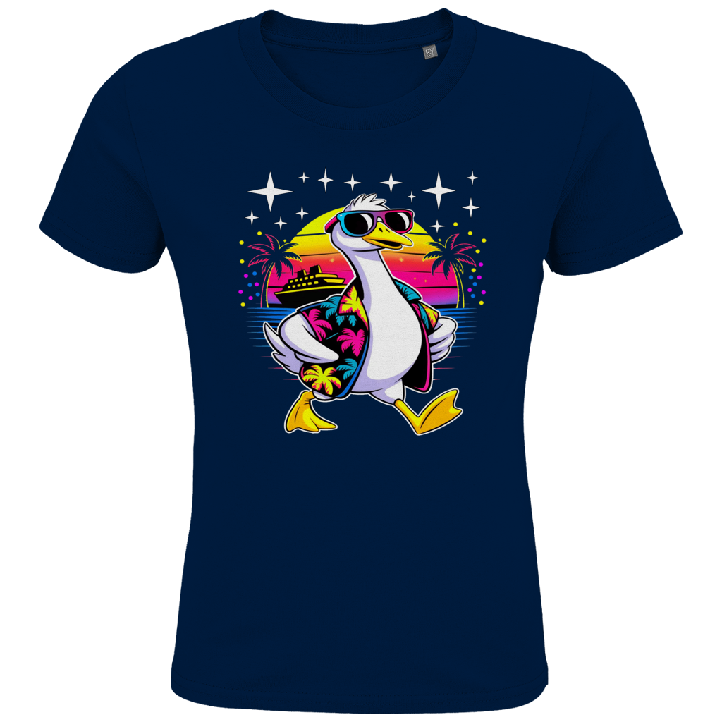 Kids Premium Bio T-Shirt Hans the Duck on Vacation