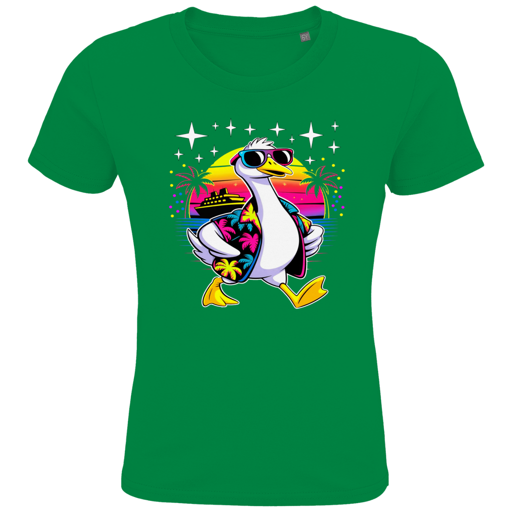 Kids Premium Bio T-Shirt Hans the Duck on Vacation