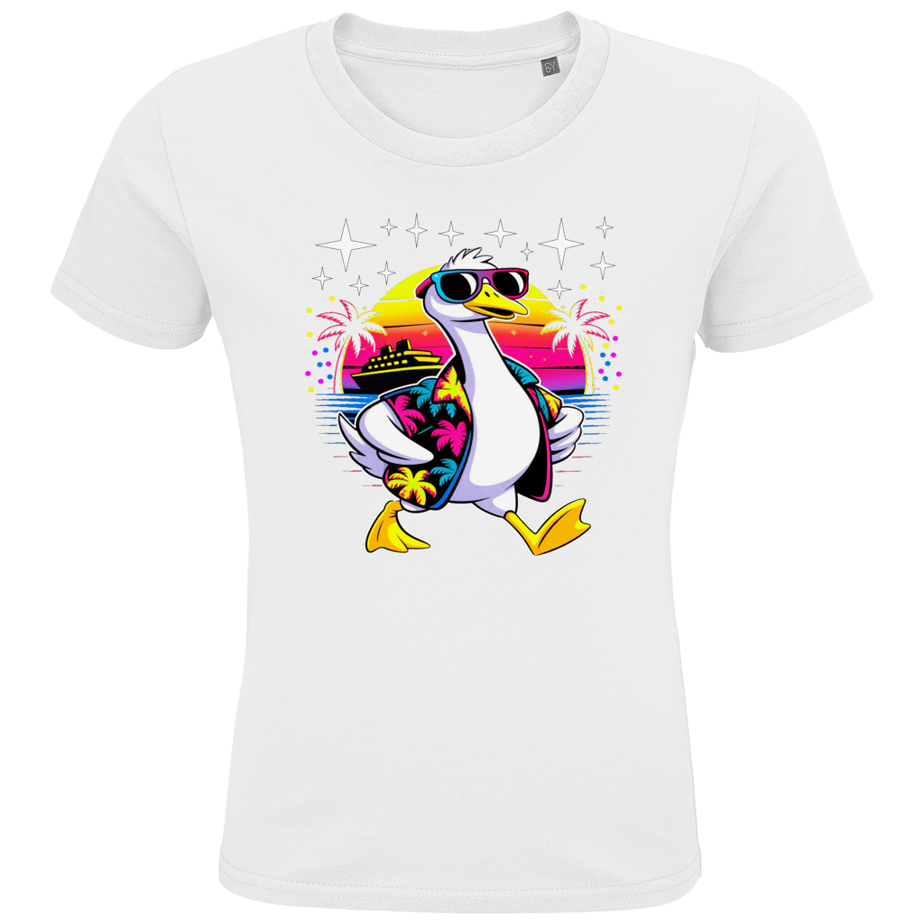 Kids Premium Bio T-Shirt Hans the Duck on Vacation