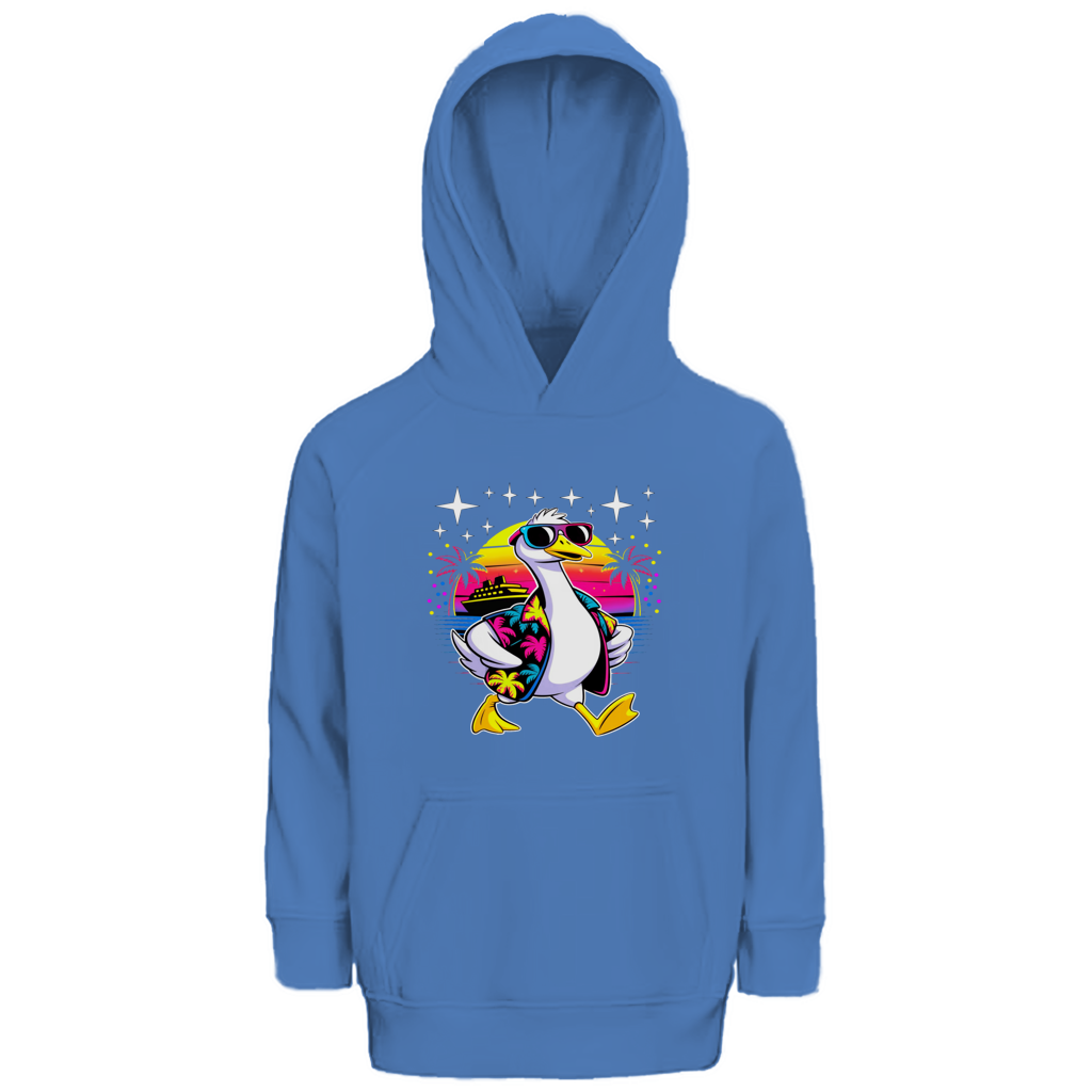 Kinder Premium Bio Hoodie Hans the Duck on Vacation
