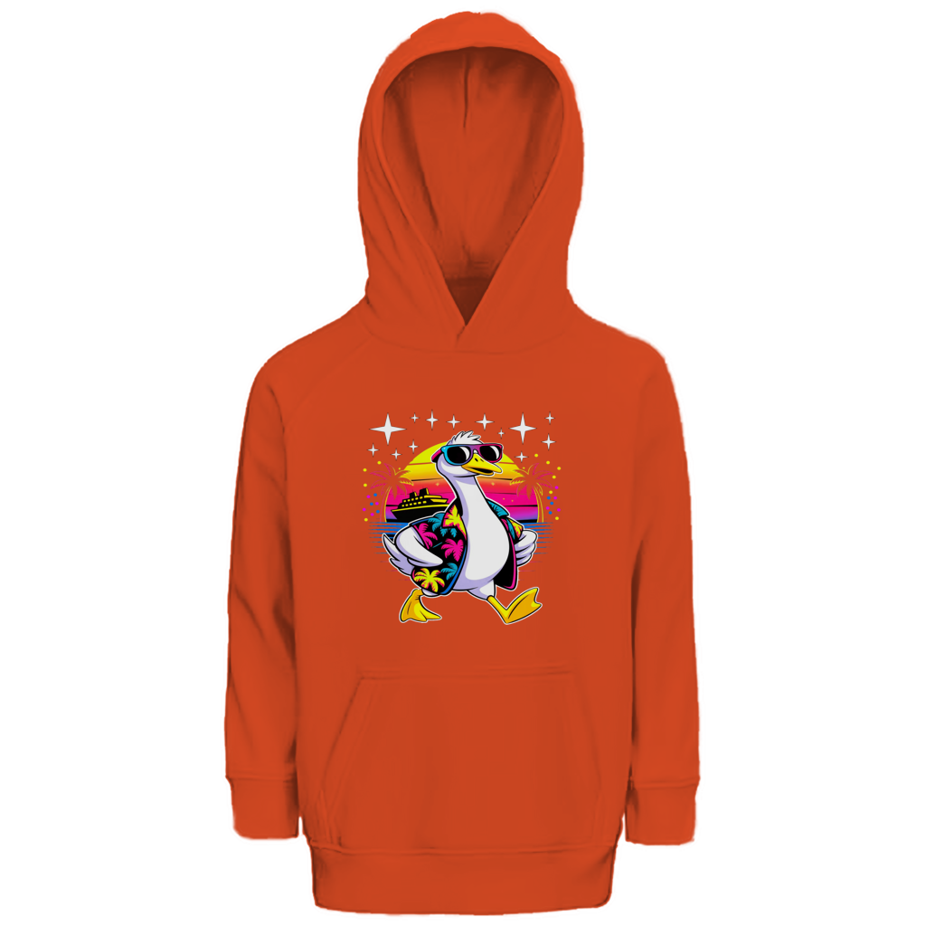 Kinder Premium Bio Hoodie Hans the Duck on Vacation