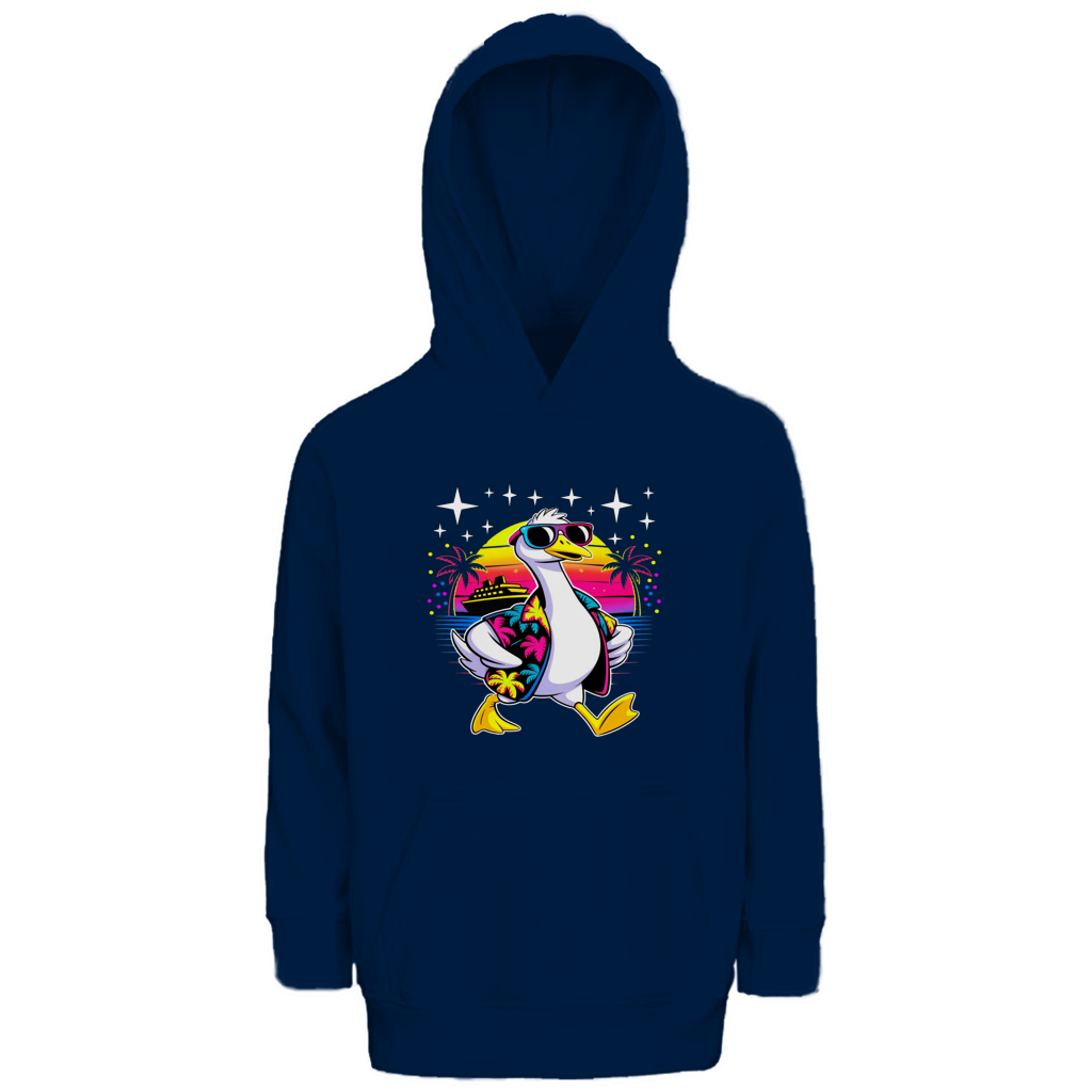 Kinder Premium Bio Hoodie Hans the Duck on Vacation