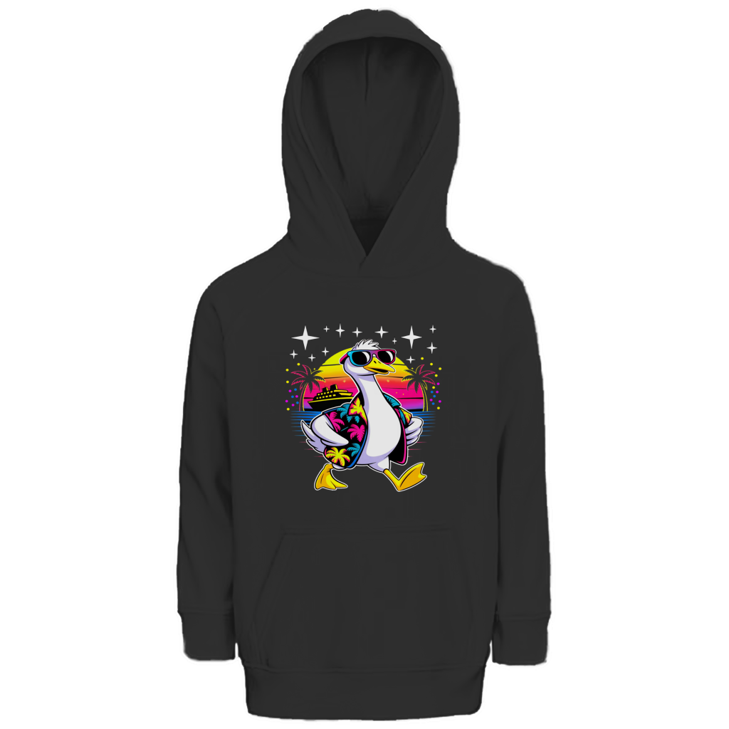 Kinder Premium Bio Hoodie Hans the Duck on Vacation