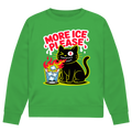 Herren Premium Bio Sweatshirt More Ice please cat