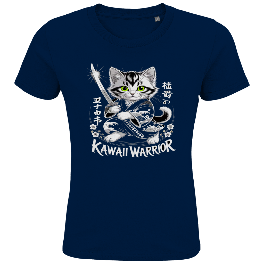 Kids Premium Bio T-Shirt Karate Cat