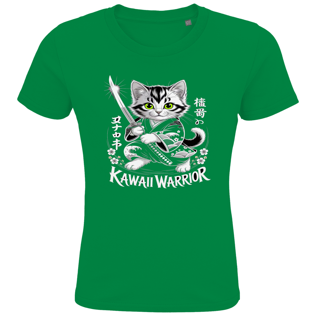 Kids Premium Bio T-Shirt Karate Cat