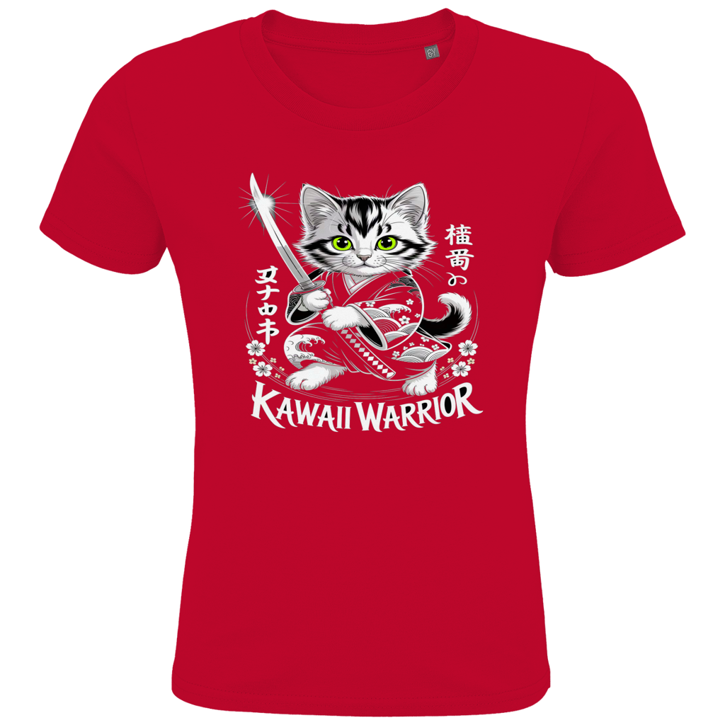 Kids Premium Bio T-Shirt Karate Cat