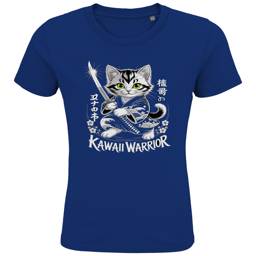 Kids Premium Bio T-Shirt Karate Cat