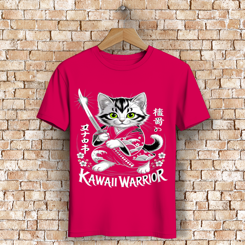 Herren Premium Bio T-Shirt Karate Cat