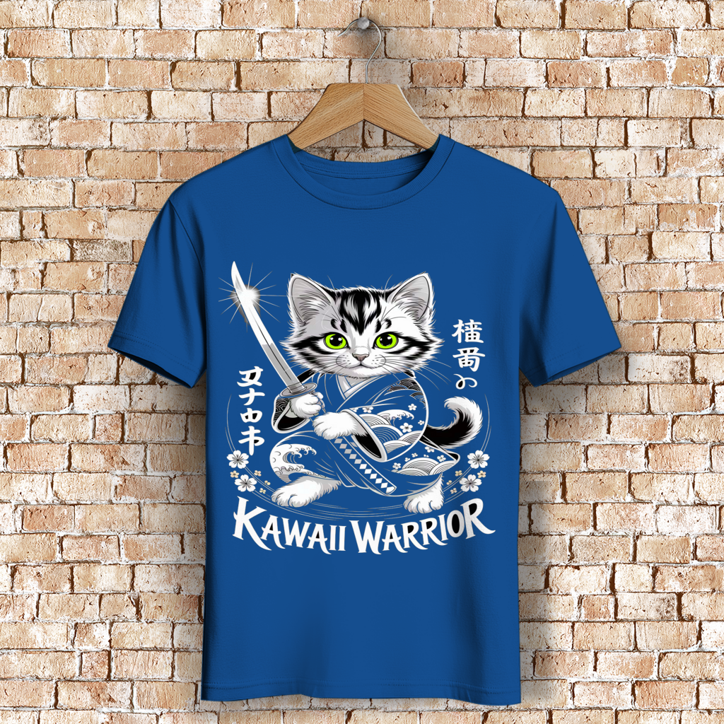 Herren Premium Bio T-Shirt Karate Cat