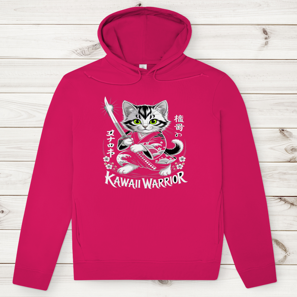 Herren Premium Bio Hoodie Karate Cat