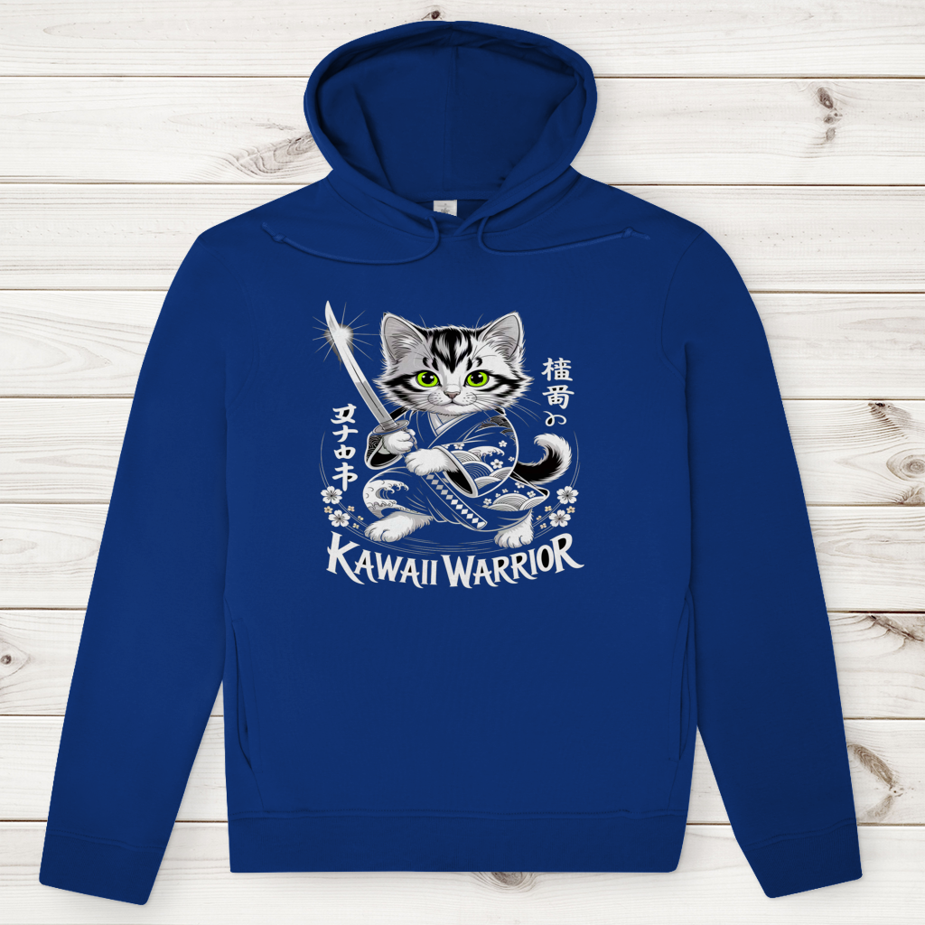Herren Premium Bio Hoodie Karate Cat