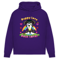 Damen Premium Bio Hoodie Puppy love Dog