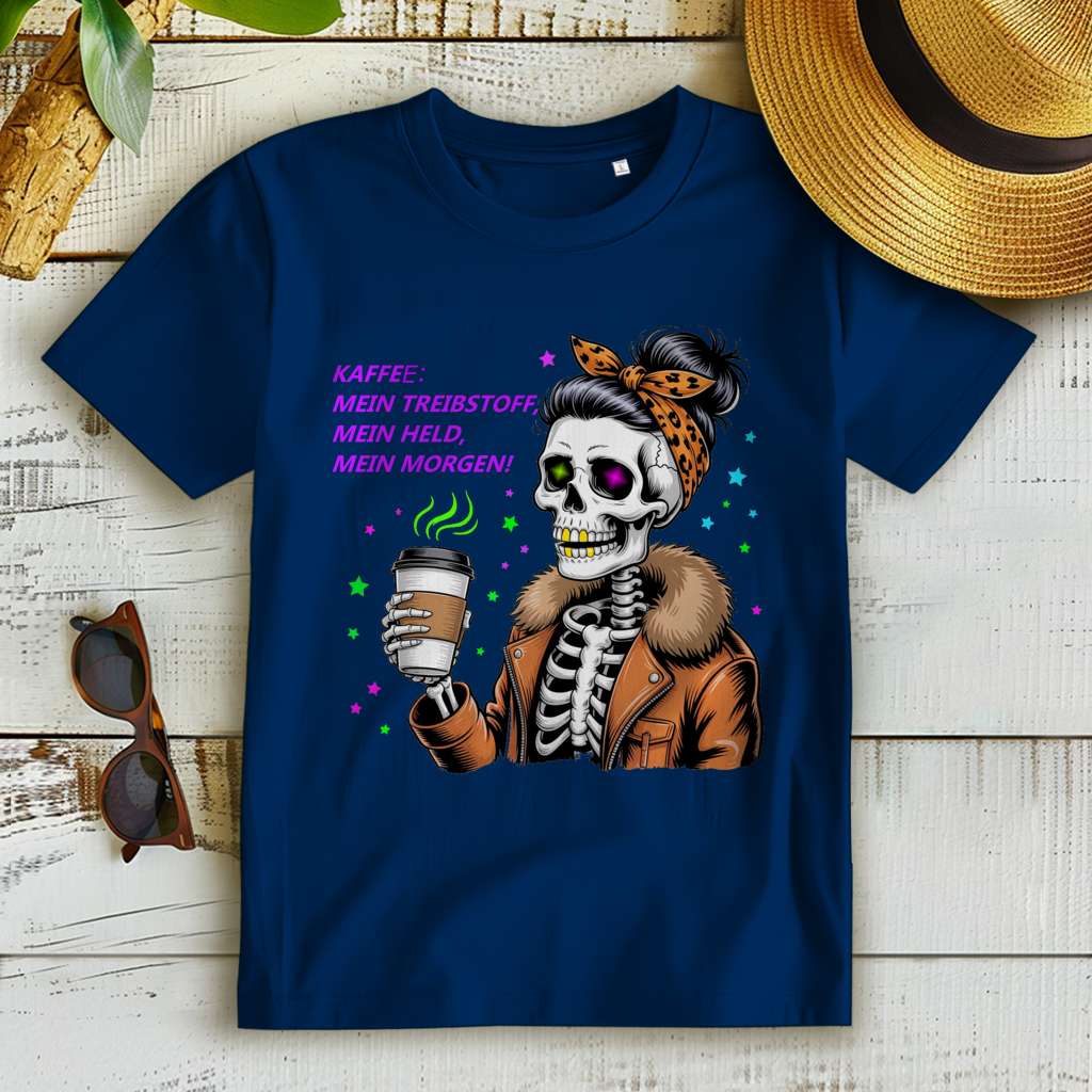 Damen Premium Bio T-Shirt Coffee time
