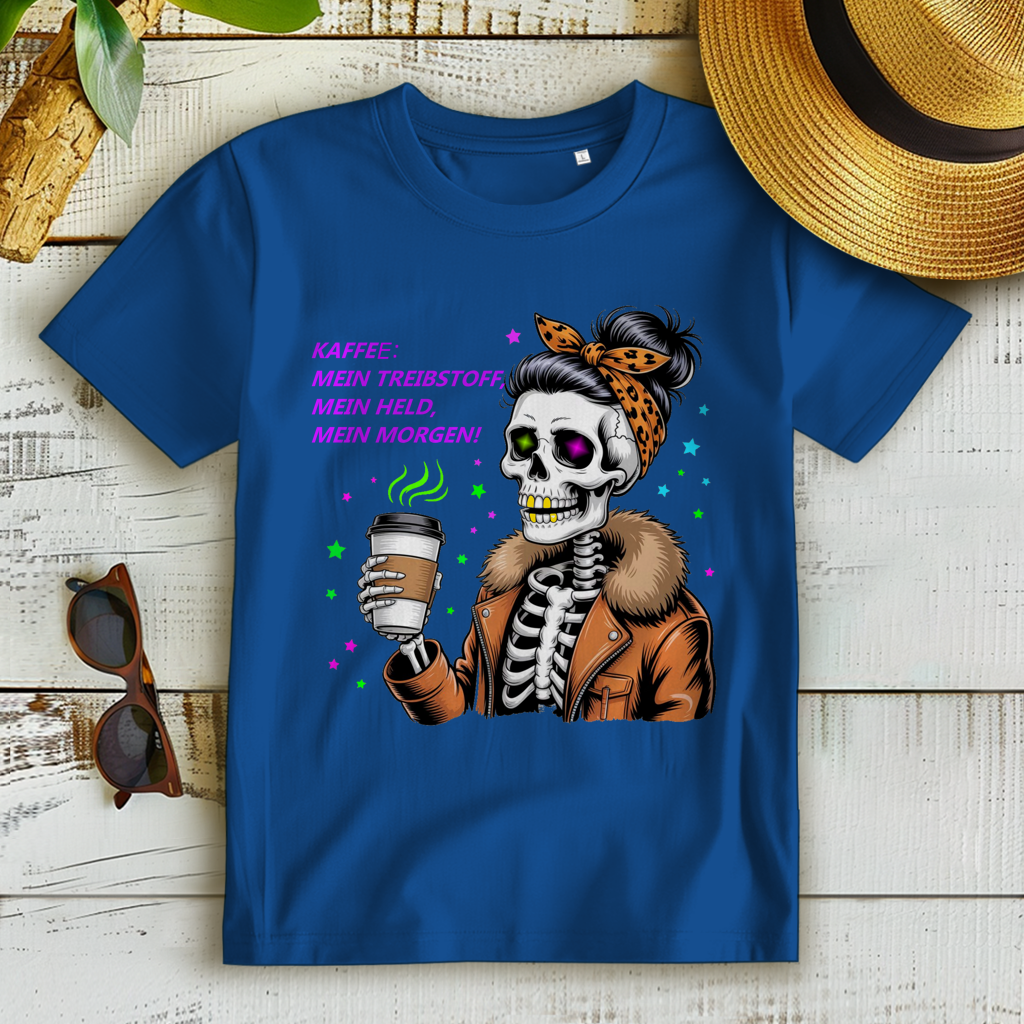Damen Premium Bio T-Shirt Coffee time