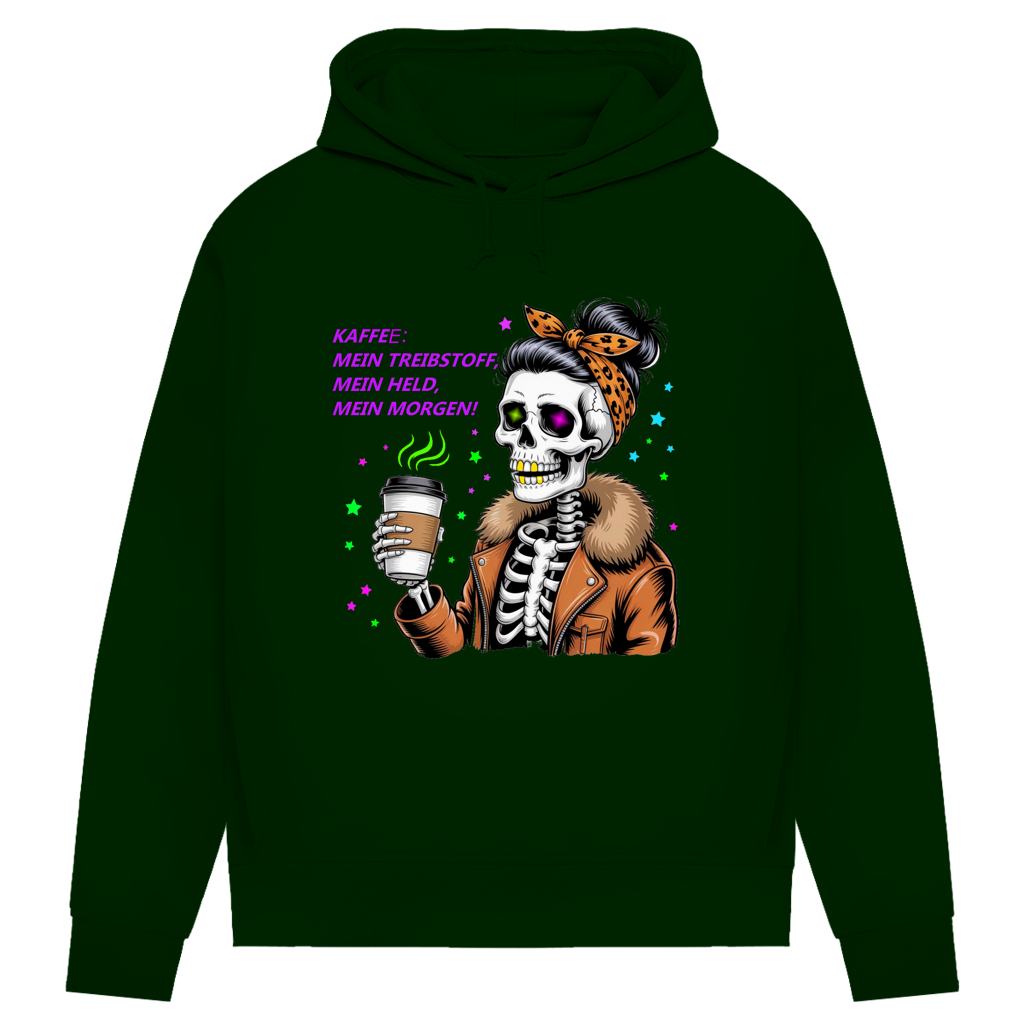 Damen Premium Bio Hoodie Coffee time