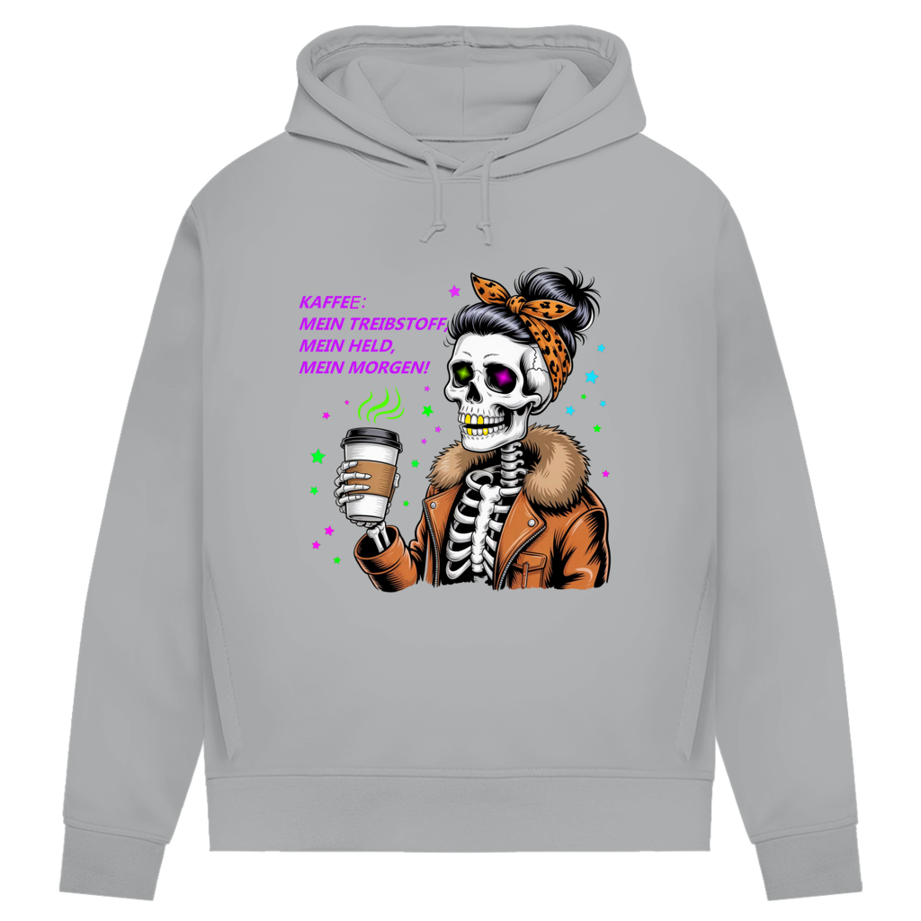Damen Premium Bio Hoodie Coffee time