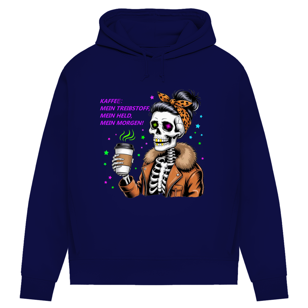 Damen Premium Bio Hoodie Coffee time