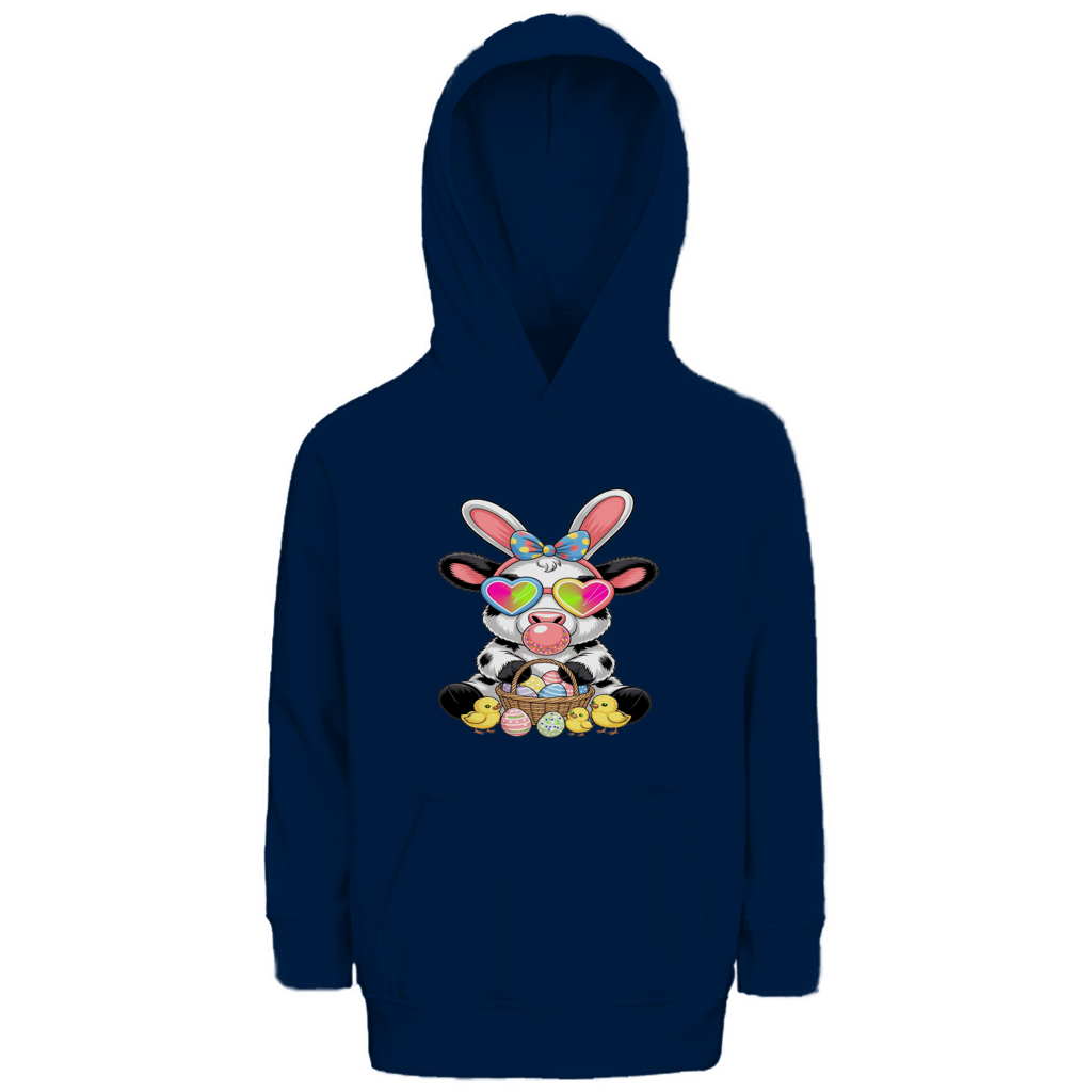 Kinder Premium Bio Hoodie Osterkuh