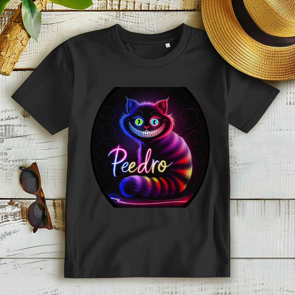 Damen Premium Bio T-Shirt Katze Peedro