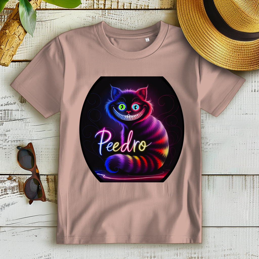 Damen Premium Bio T-Shirt Katze Peedro