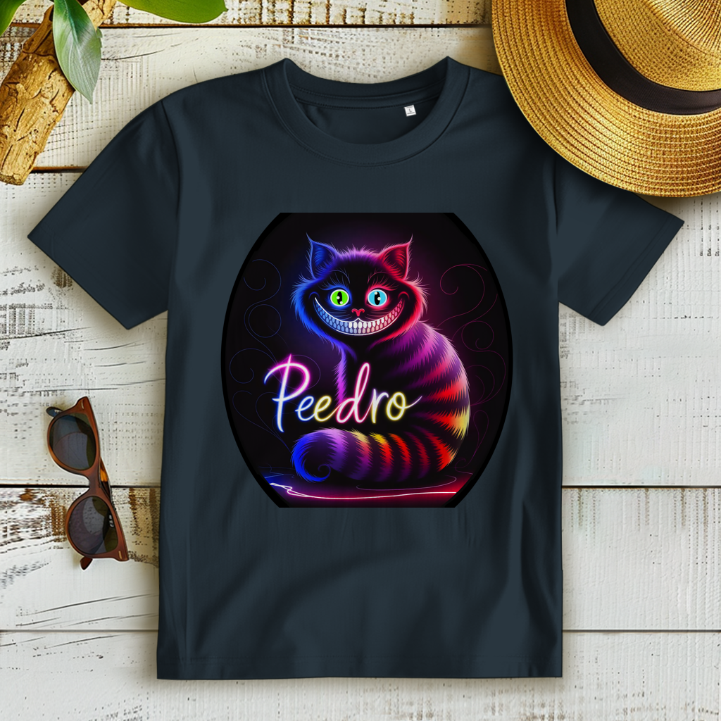 Damen Premium Bio T-Shirt Katze Peedro