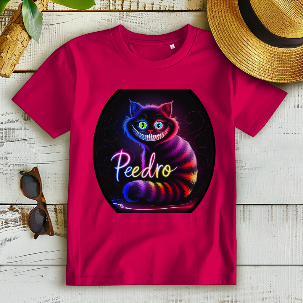 Damen Premium Bio T-Shirt Katze Peedro