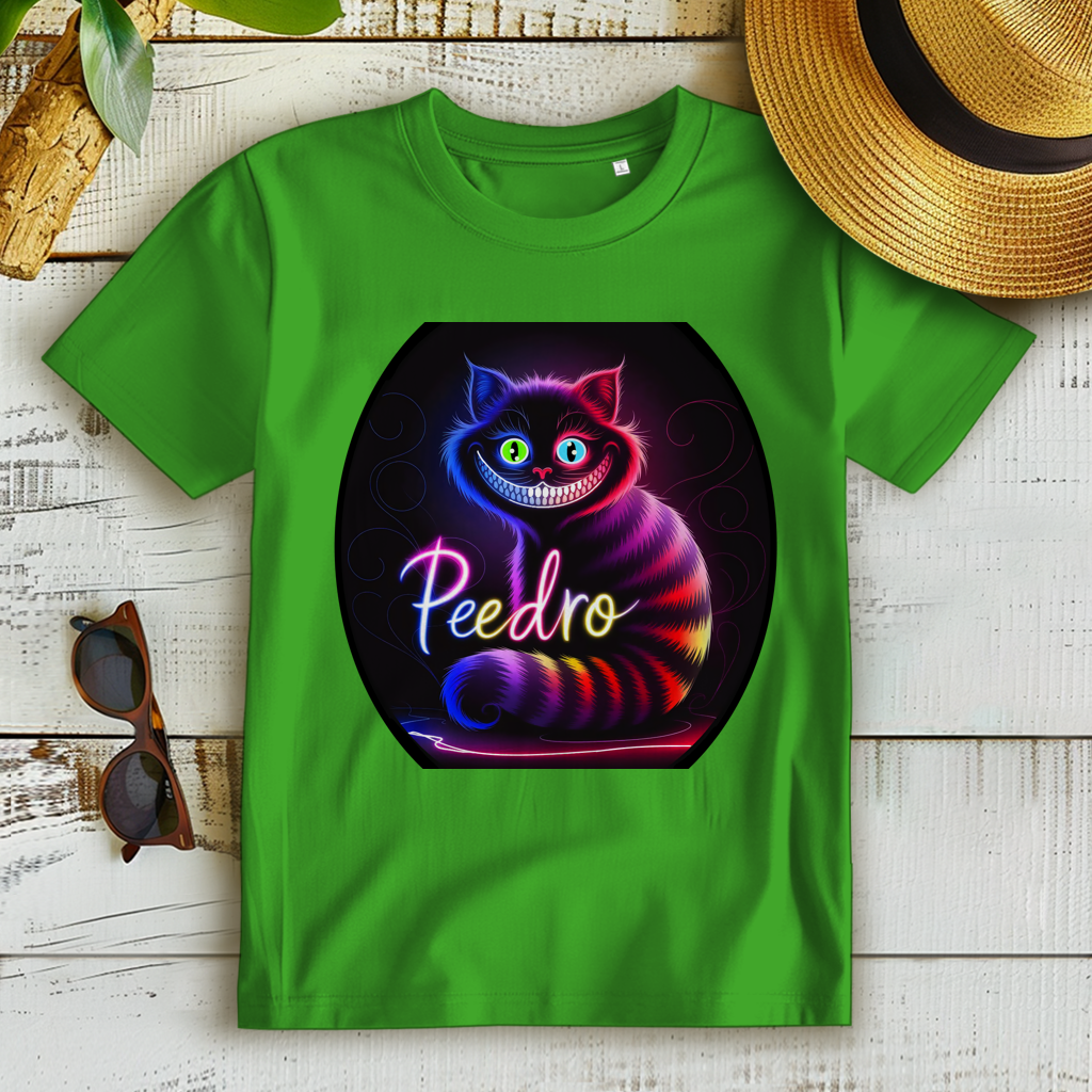 Damen Premium Bio T-Shirt Katze Peedro