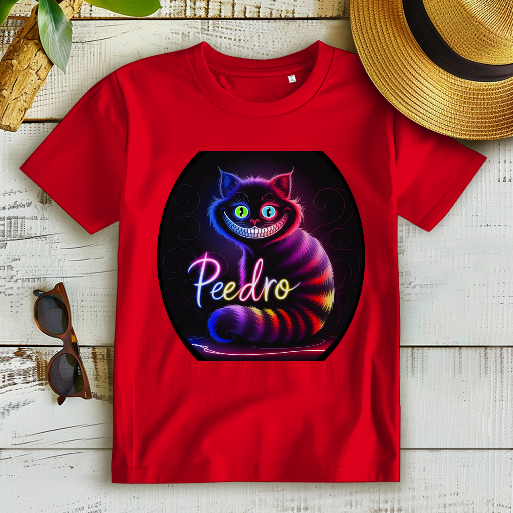 Damen Premium Bio T-Shirt Katze Peedro