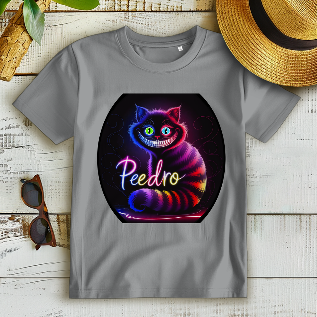 Damen Premium Bio T-Shirt Katze Peedro