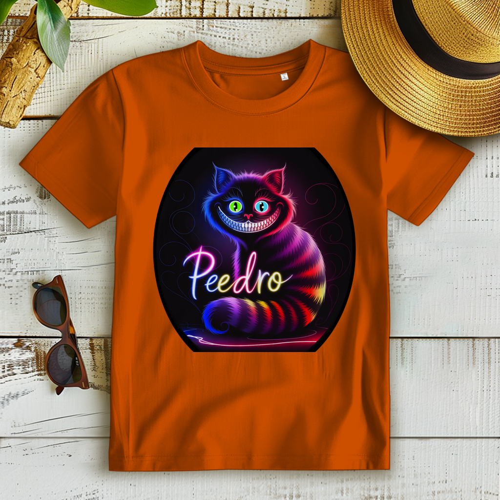 Damen Premium Bio T-Shirt Katze Peedro