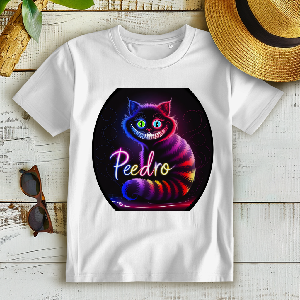 Damen Premium Bio T-Shirt Katze Peedro