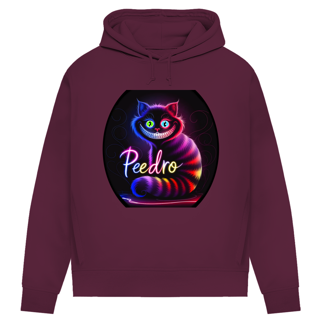 Damen Premium Bio Hoodie Katze Peedro