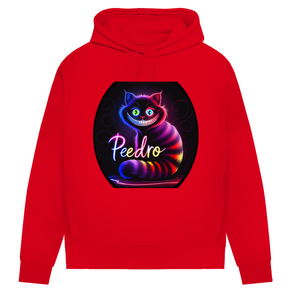 Damen Premium Bio Hoodie Katze Peedro