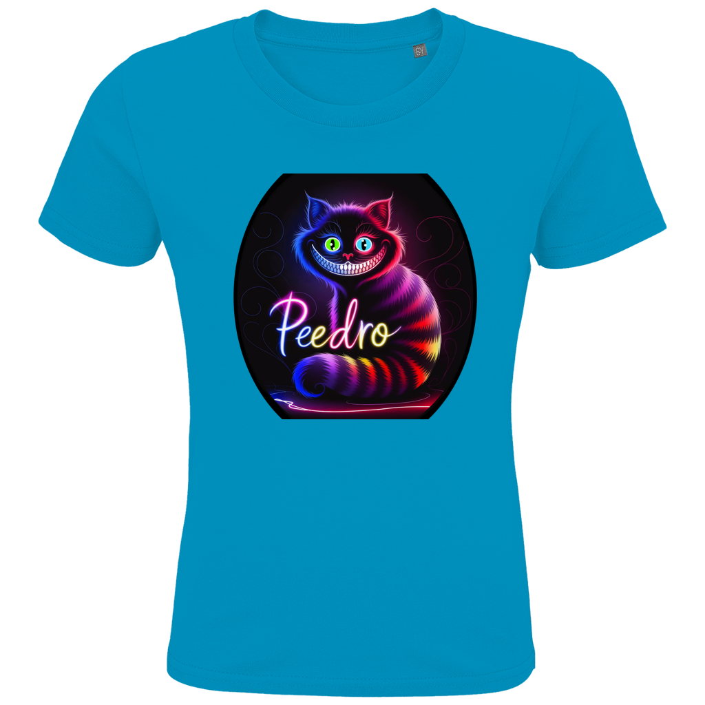Kids Premium Bio T-Shirt Katze Peedro