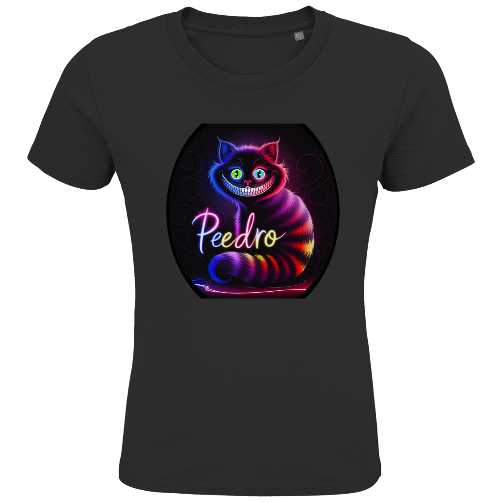 Kids Premium Bio T-Shirt Katze Peedro