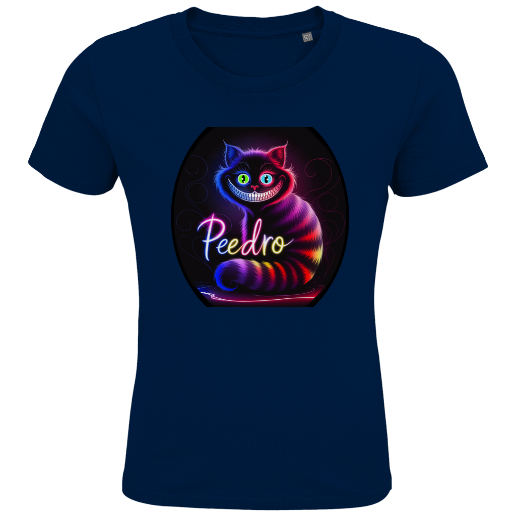 Kids Premium Bio T-Shirt Katze Peedro