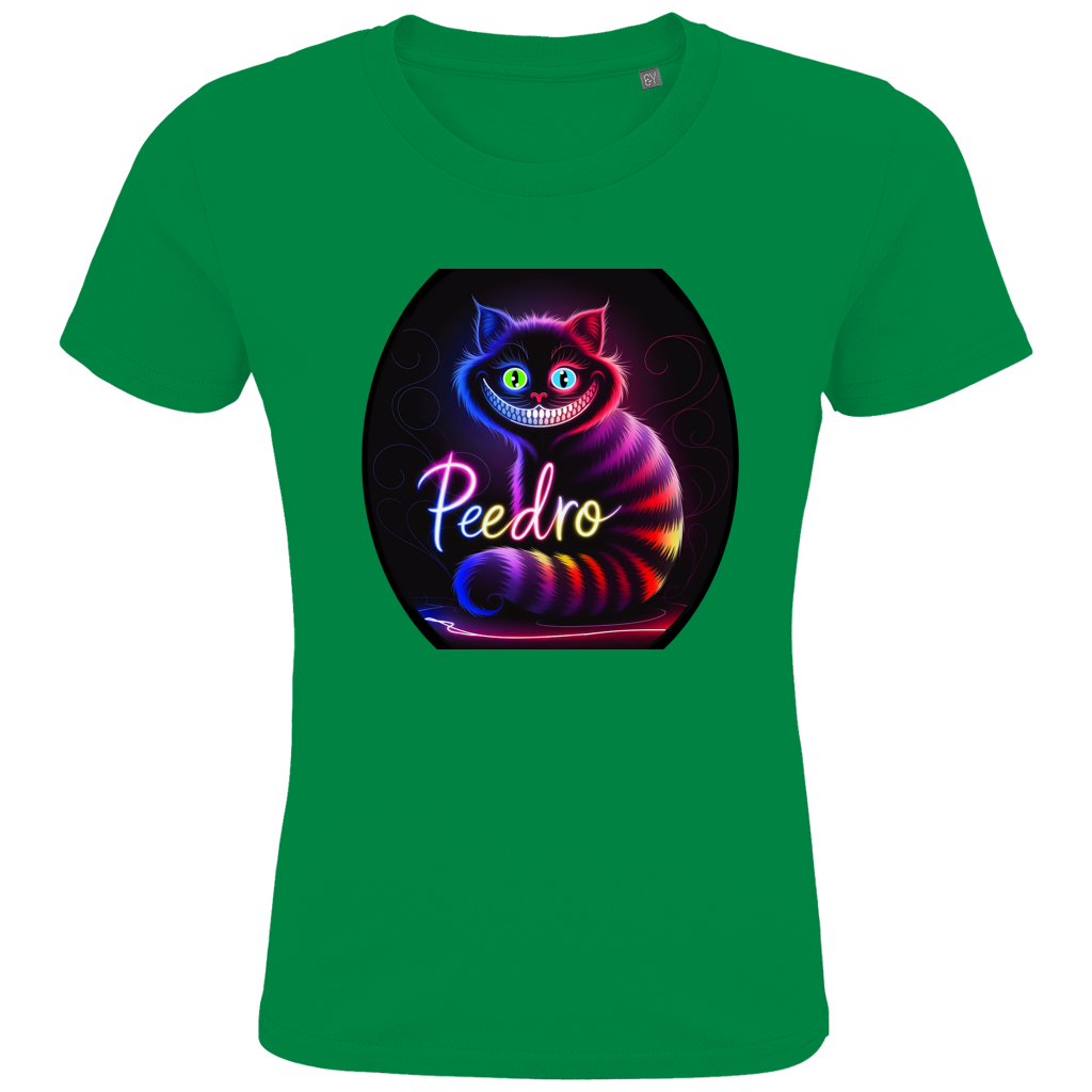 Kids Premium Bio T-Shirt Katze Peedro