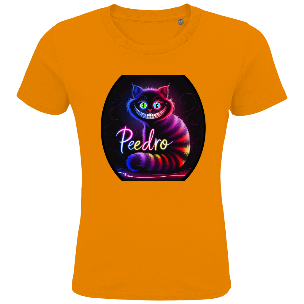 Kids Premium Bio T-Shirt Katze Peedro