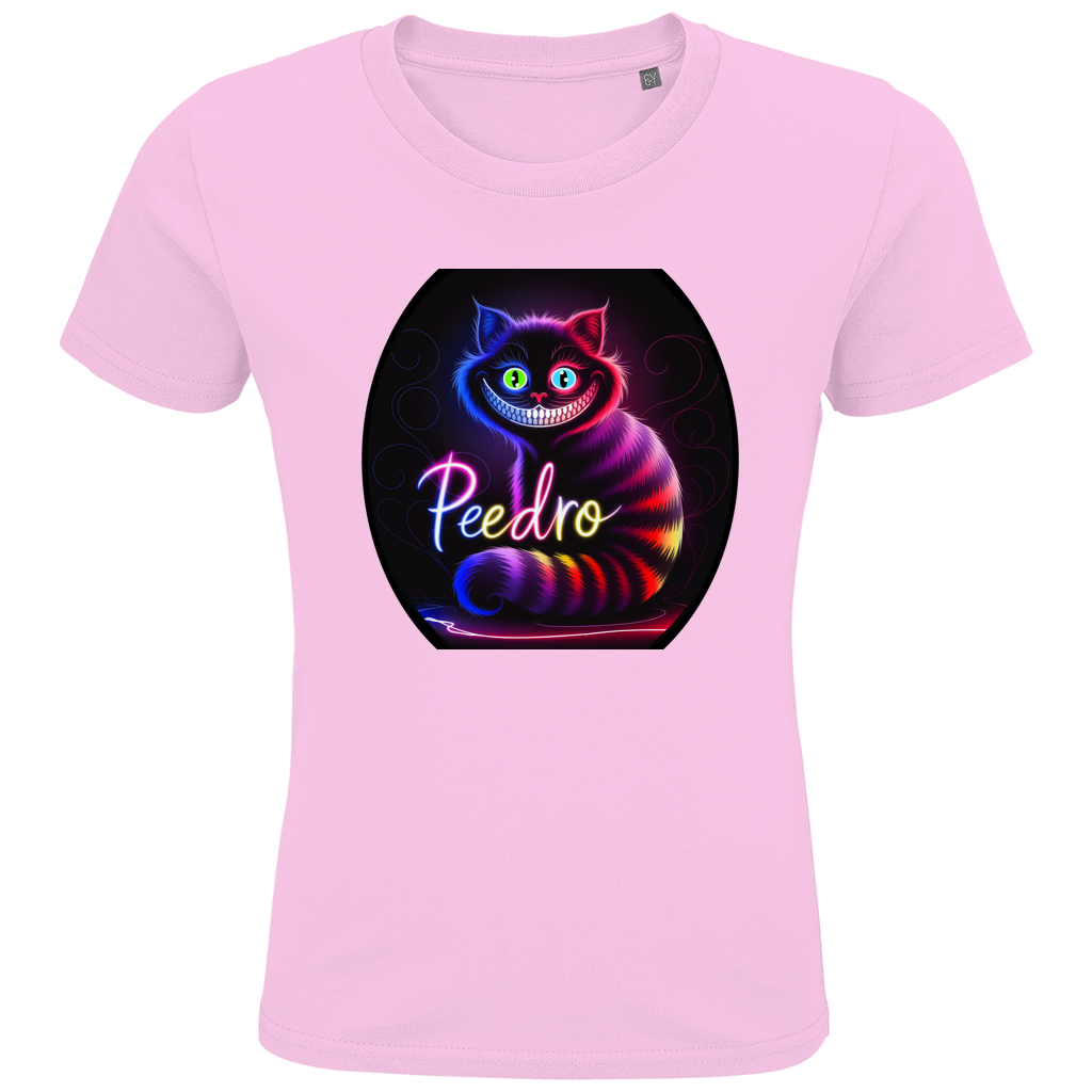 Kids Premium Bio T-Shirt Katze Peedro