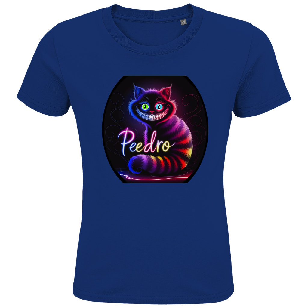 Kids Premium Bio T-Shirt Katze Peedro