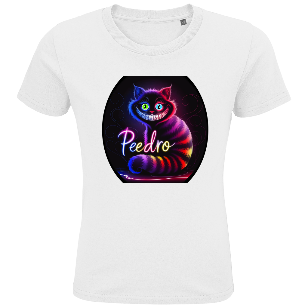 Kids Premium Bio T-Shirt Katze Peedro