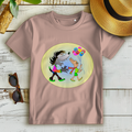 Damen Premium Bio T-Shirt Hase und Wolf