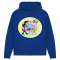 Damen Premium Bio Hoodie Hase und Wolf