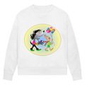 Damen Premium Bio Sweatshirt Hase und Wolf