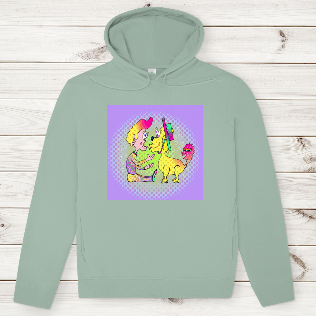 Herren Premium Bio Hoodie Picasso dog