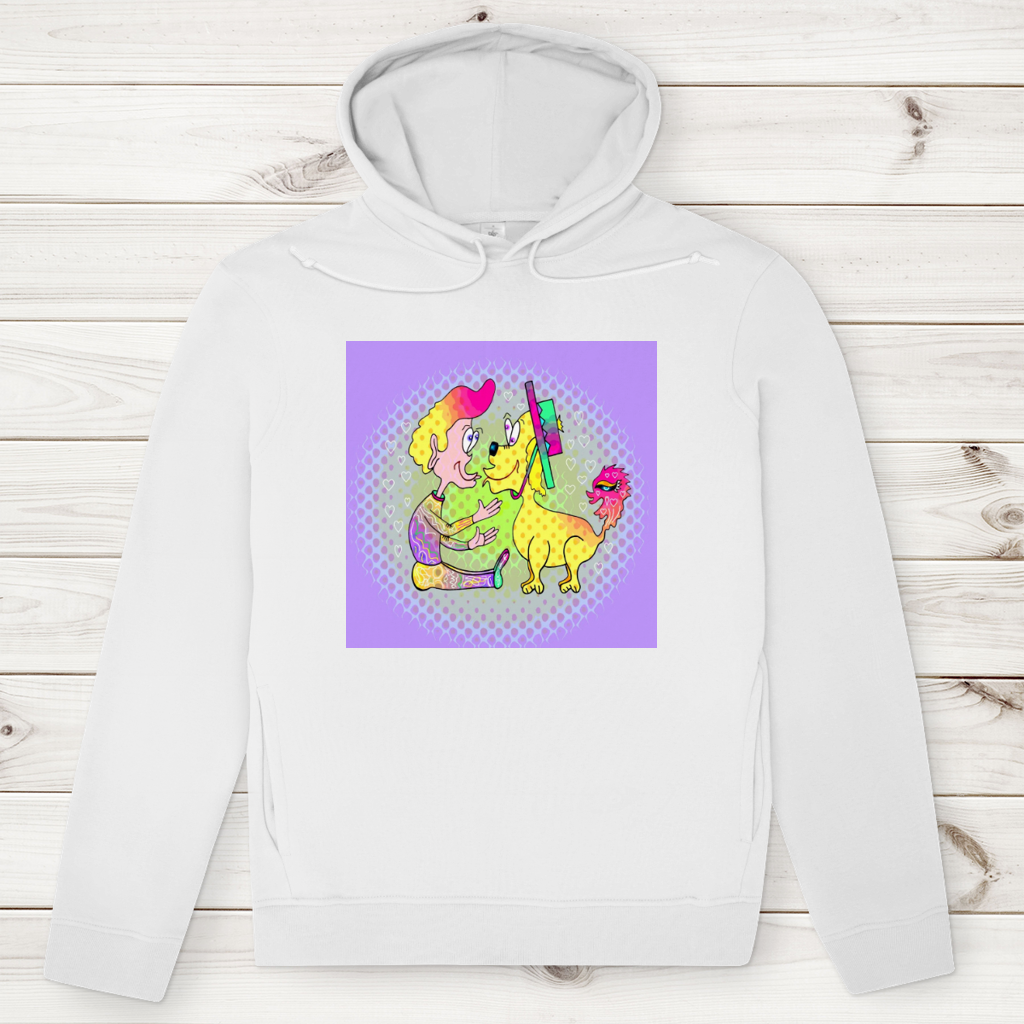 Herren Premium Bio Hoodie Picasso dog